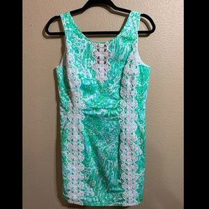 Lilly Pulitzer – Blue/Green Multicolor Shift Dress